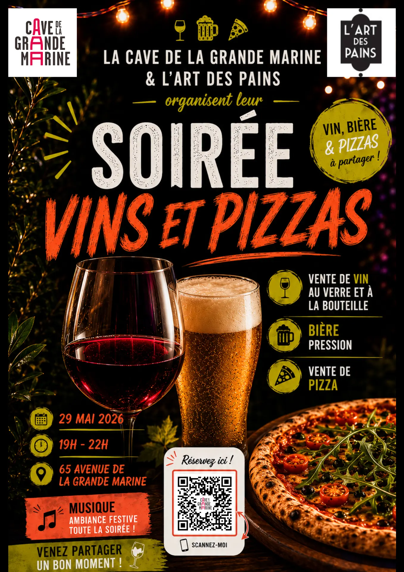 Soirée Vins et Pizzas