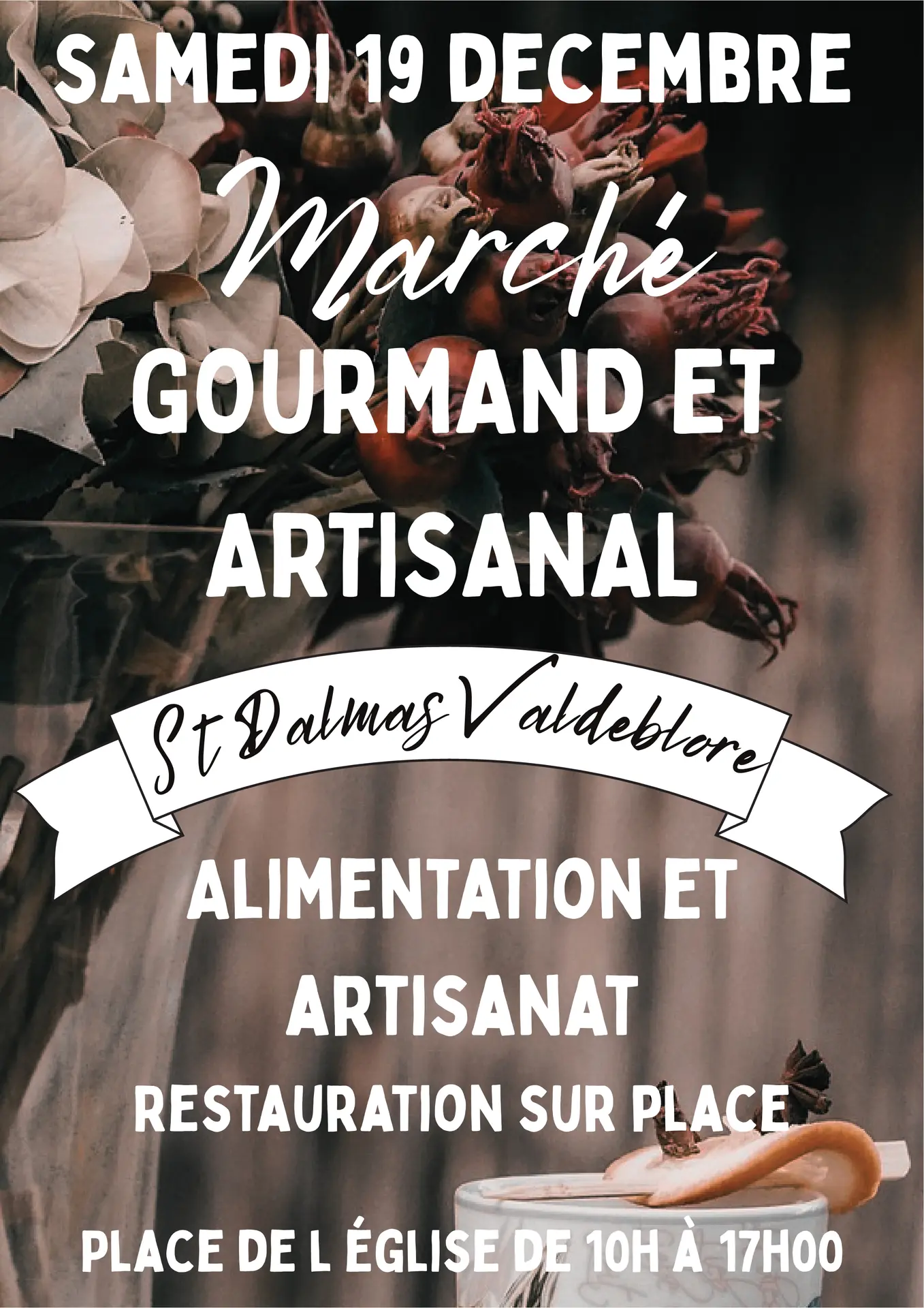 4ème Marché à thème "Gourmand & Artisanal de Noël".