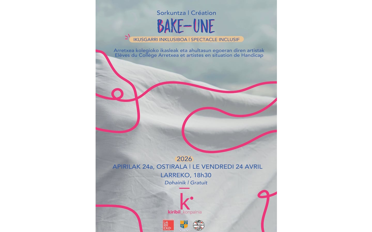 Théâtre : Bake Une