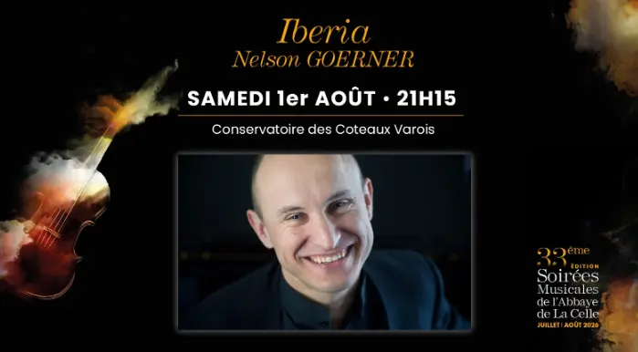 Concert : Iberia - musique classique | Les Soirées Musicales de l'Abbaye de La Celle