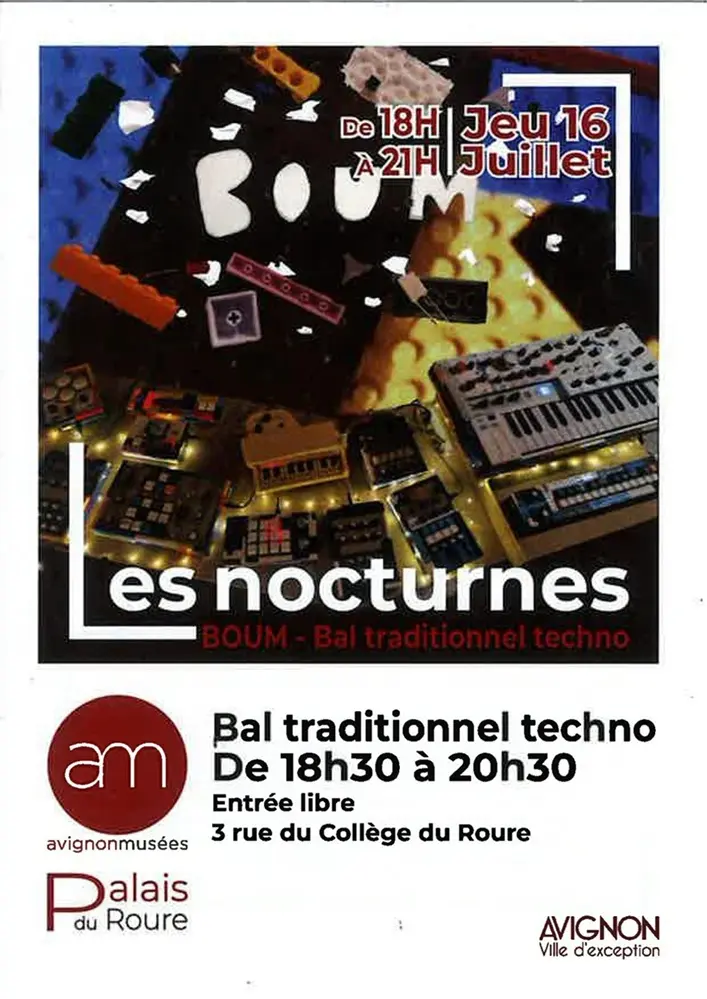 La nocturne du Palais du Roure - Boum / Bal traditionnel techno