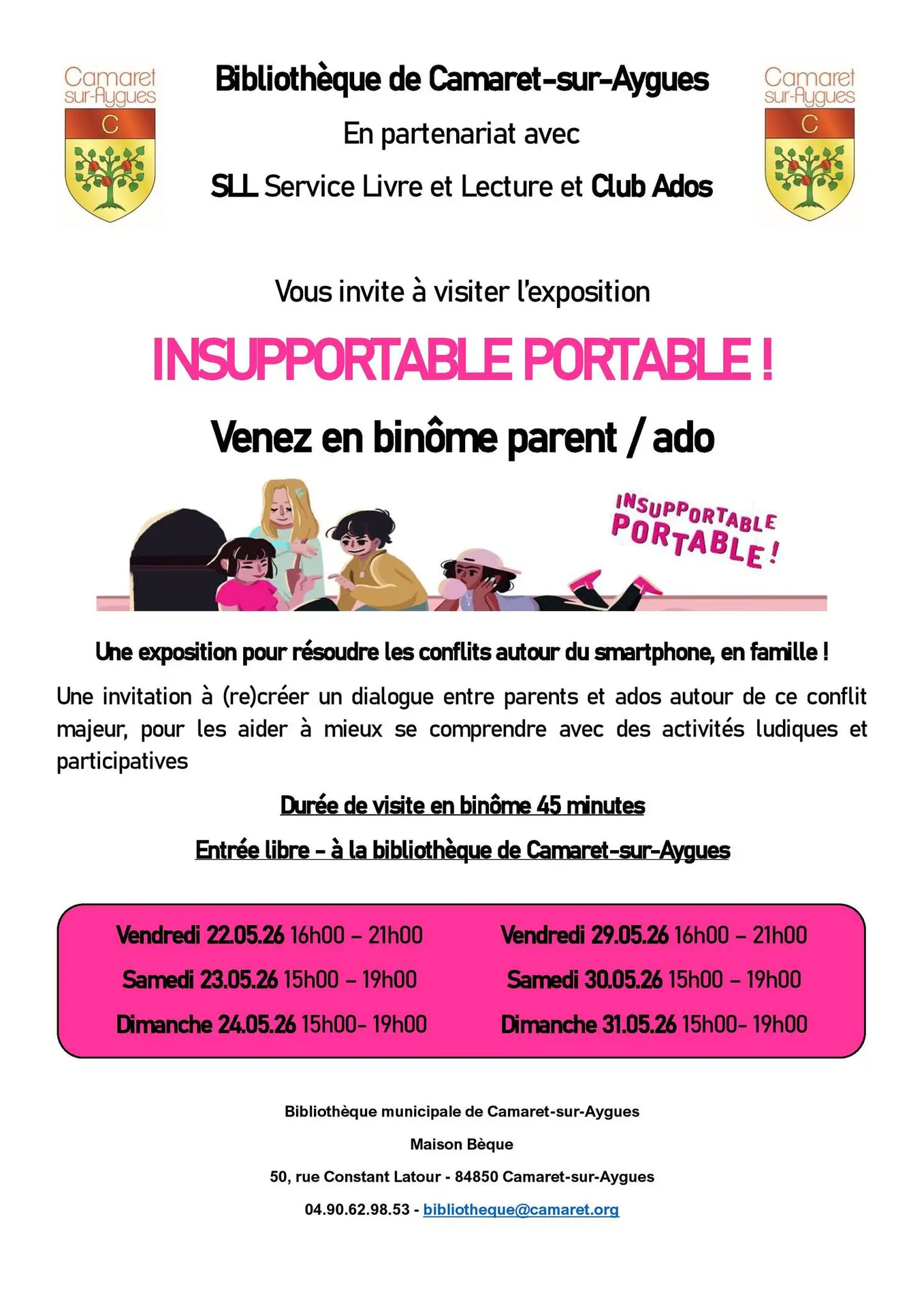 Exposition "Insupportable portable"