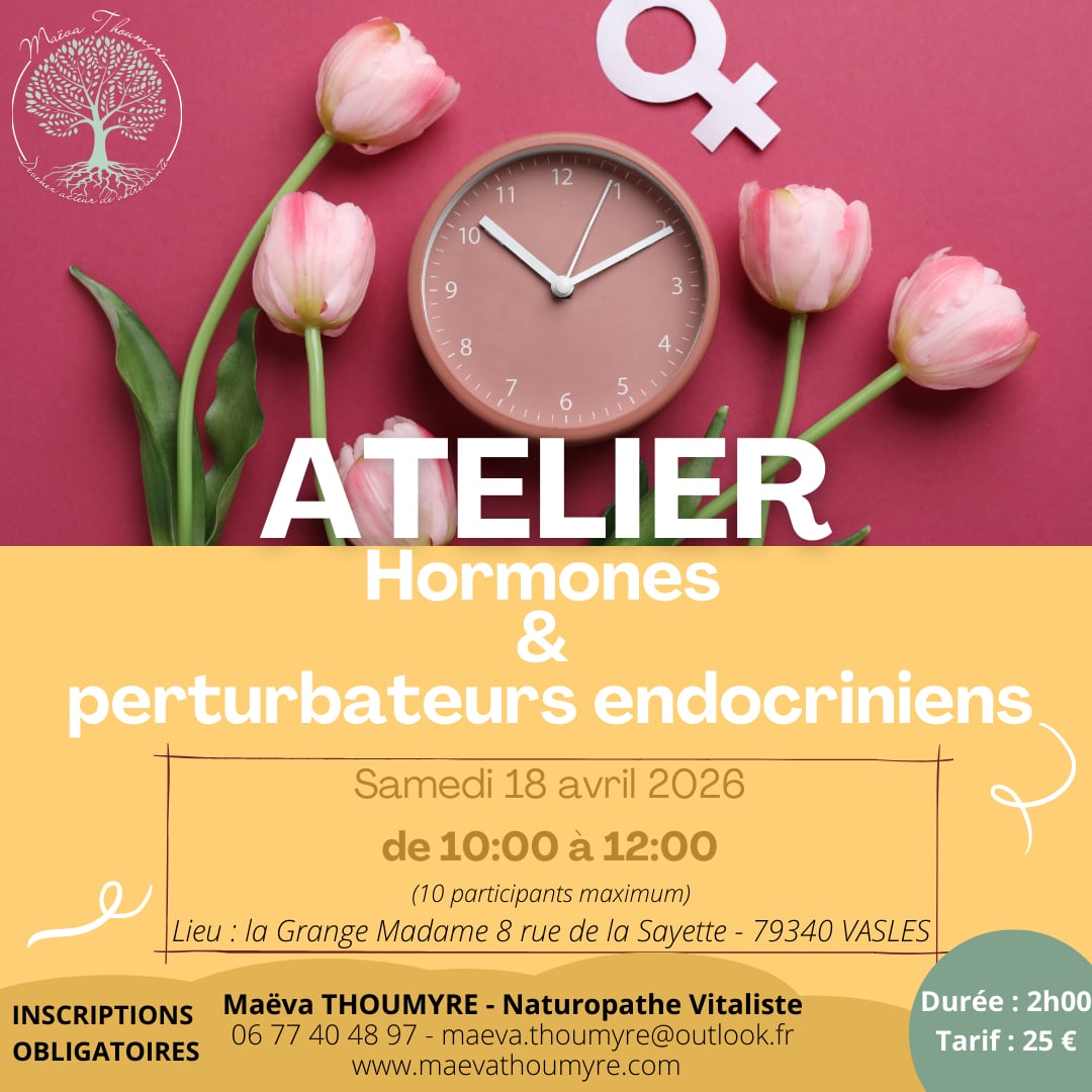 Atelier naturopathie : hormones et perturbateurs endocriniens
