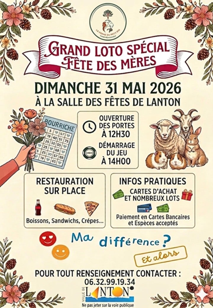 Grand Loto Spécial Fêtes des Mères