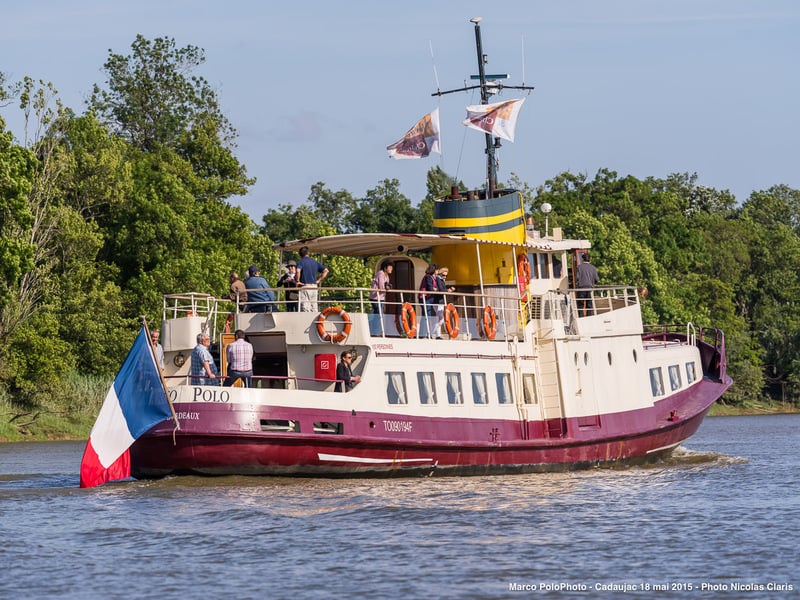 Croisière à bord du Marco Polo de Cadillac à Langon avec visite du Château Toulouse Lautrec