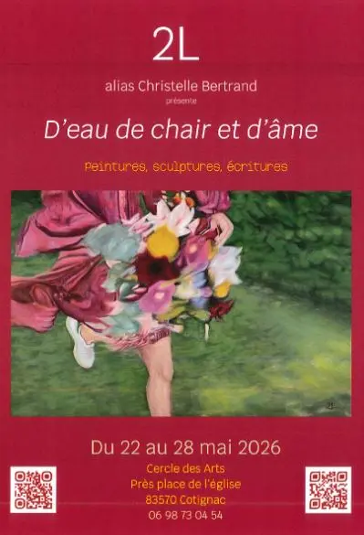 Exposition : D'eau, de chair et d'âme - Peintures, sculptures, écritures