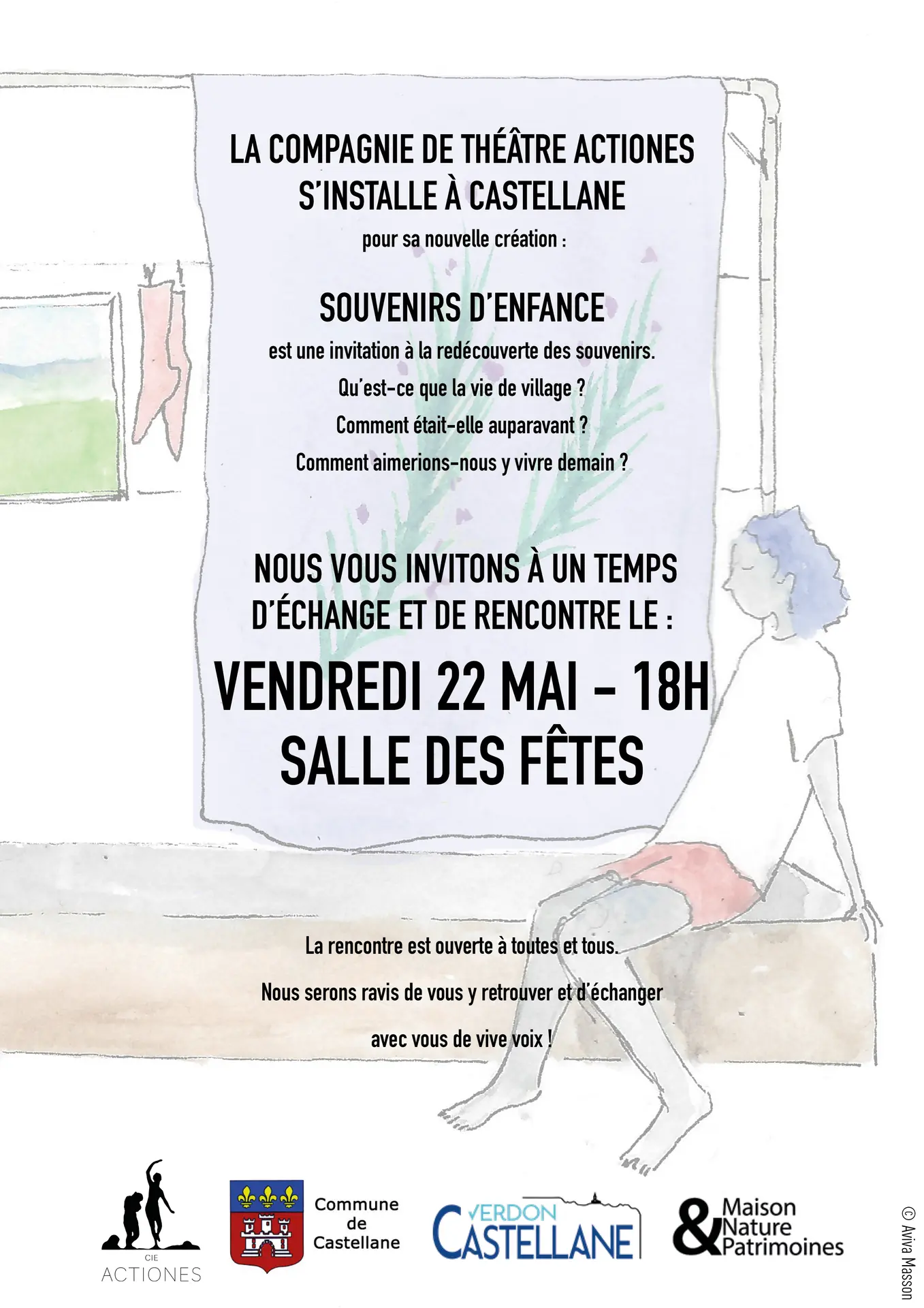 Rencontre et sortie de résidence - Compagnie de théâtre Actiones