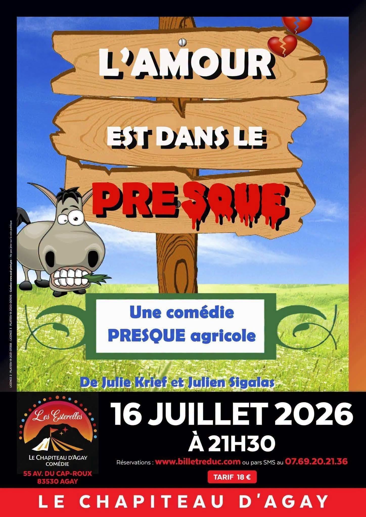 L'Amour est dans le Presque - Une comédie presque agricole