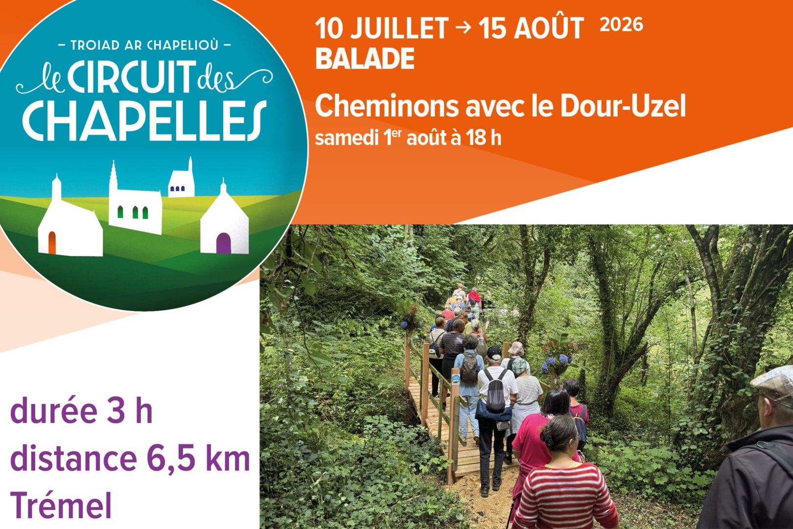 Cheminons avec le Dour-Uzel – Circuit des chapelles
