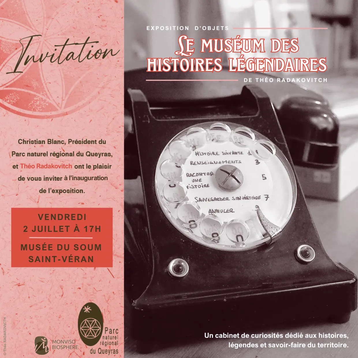 Inauguration de l'exposition "Le muséum des histoires légendaires"