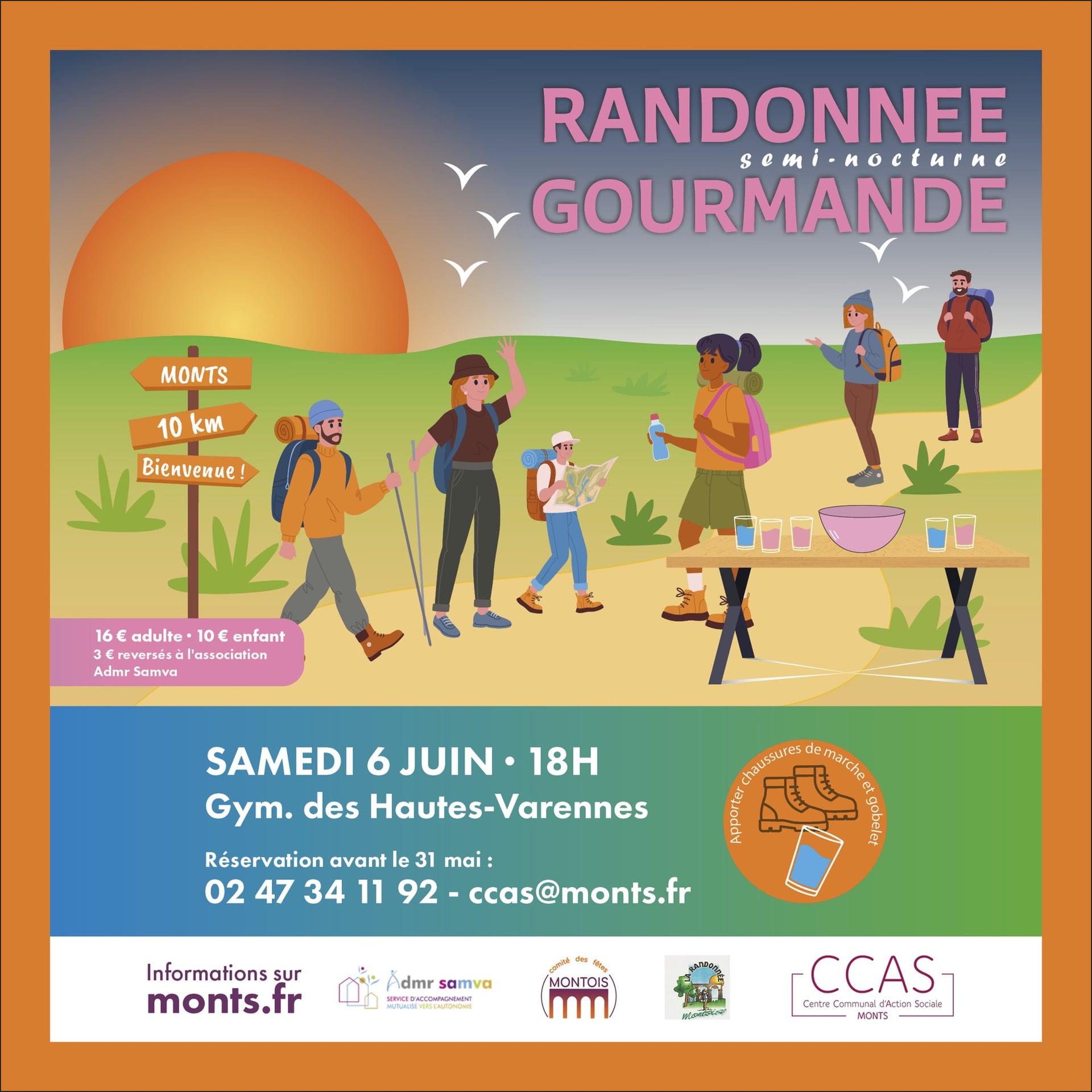 Randonnée nocturne gourmande