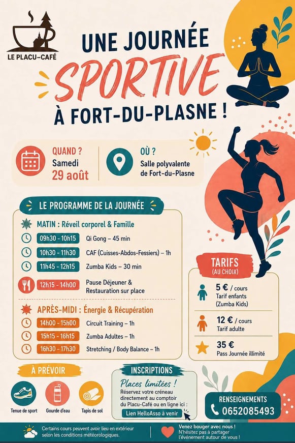 Une journée sportive à Fort du Plasne!