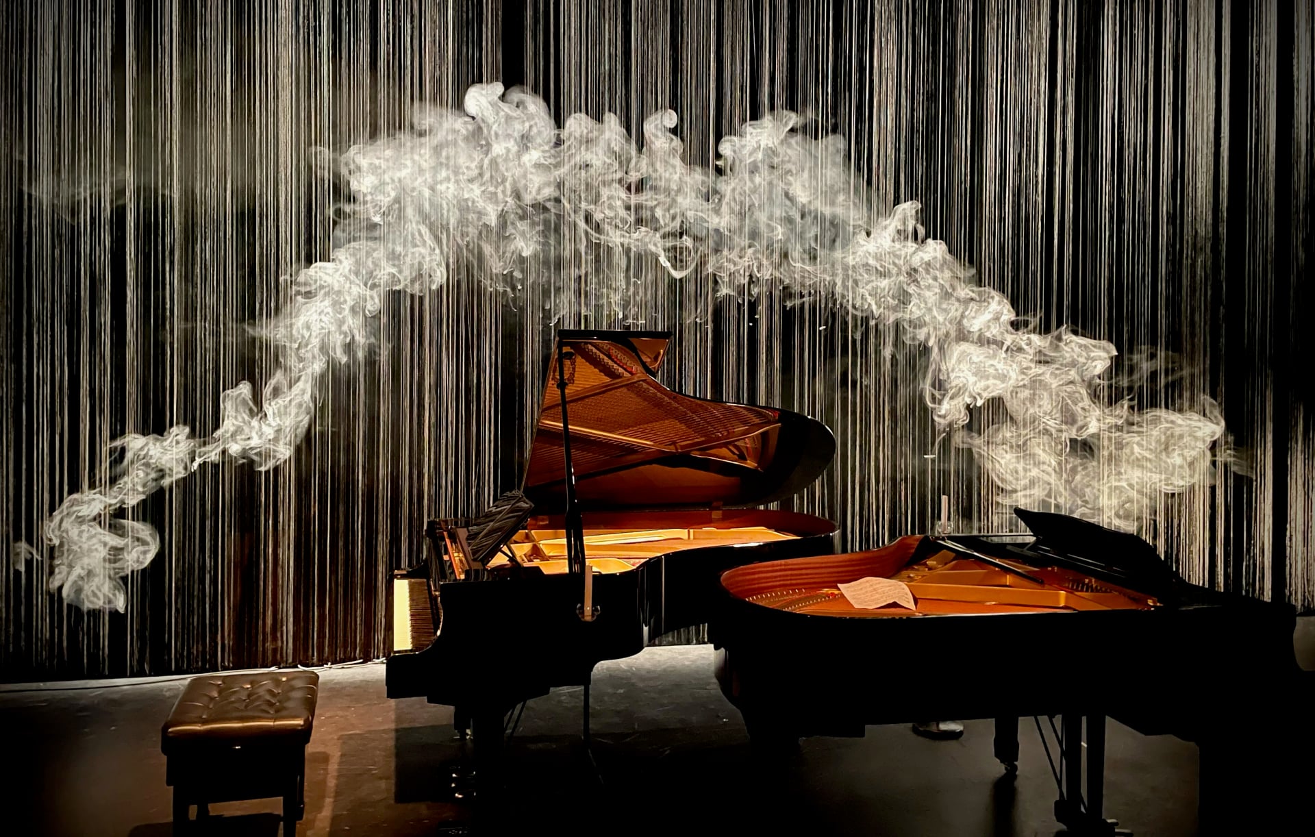 Théâtre l'Empreinte : Sorcellerie pour deux pianos