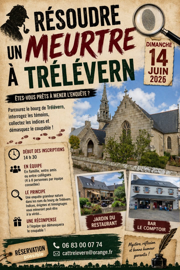 Résoudre un meurtre à Trélévern