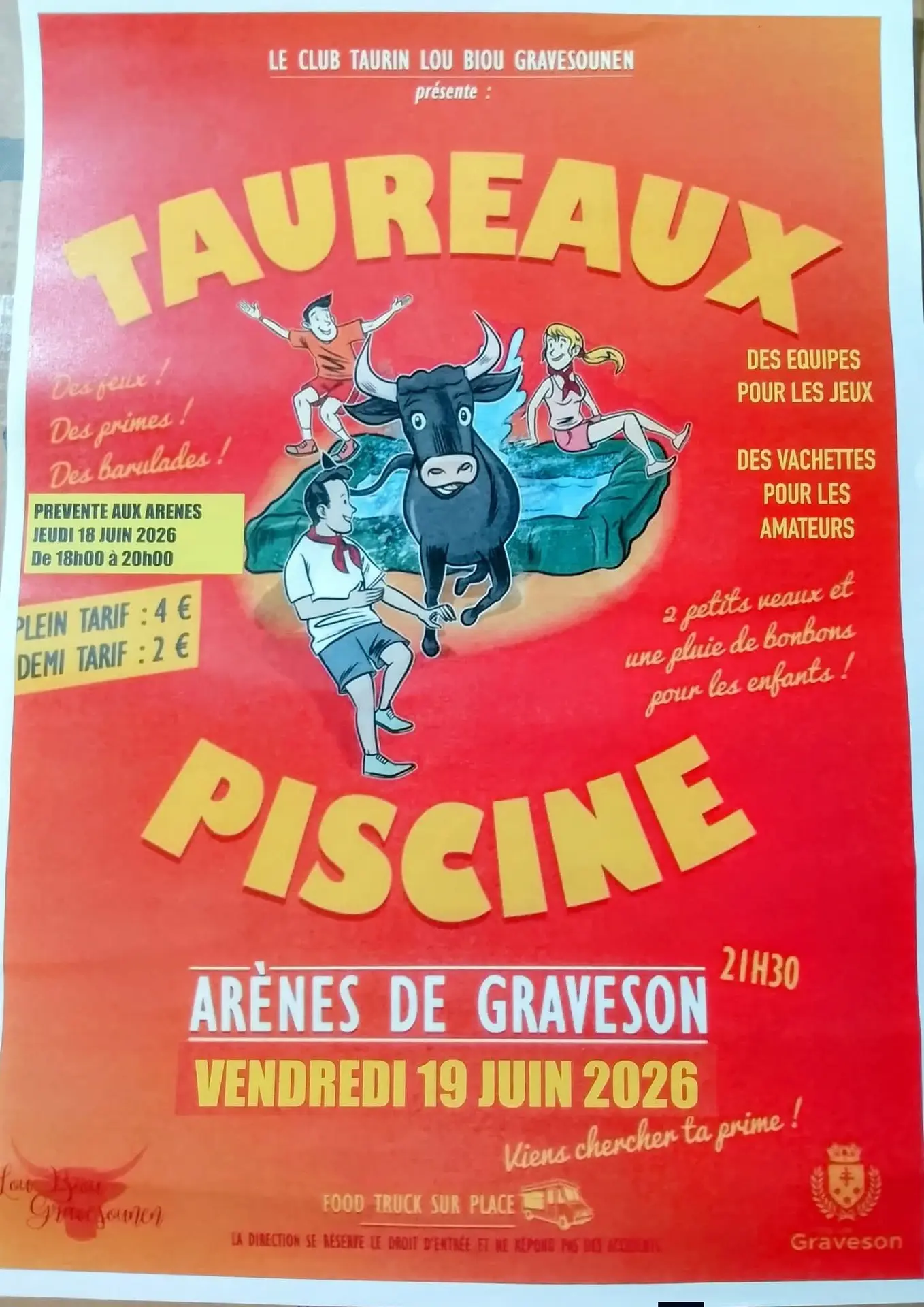 Taureaux Piscine