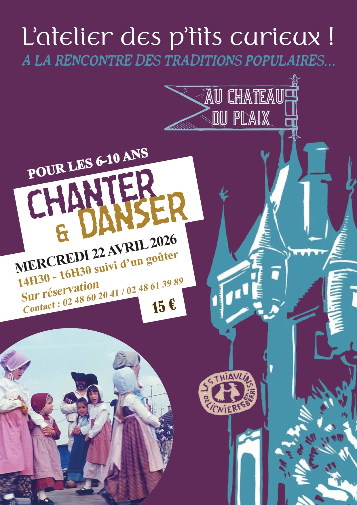 Atelier "Chant" des p'tits curieux