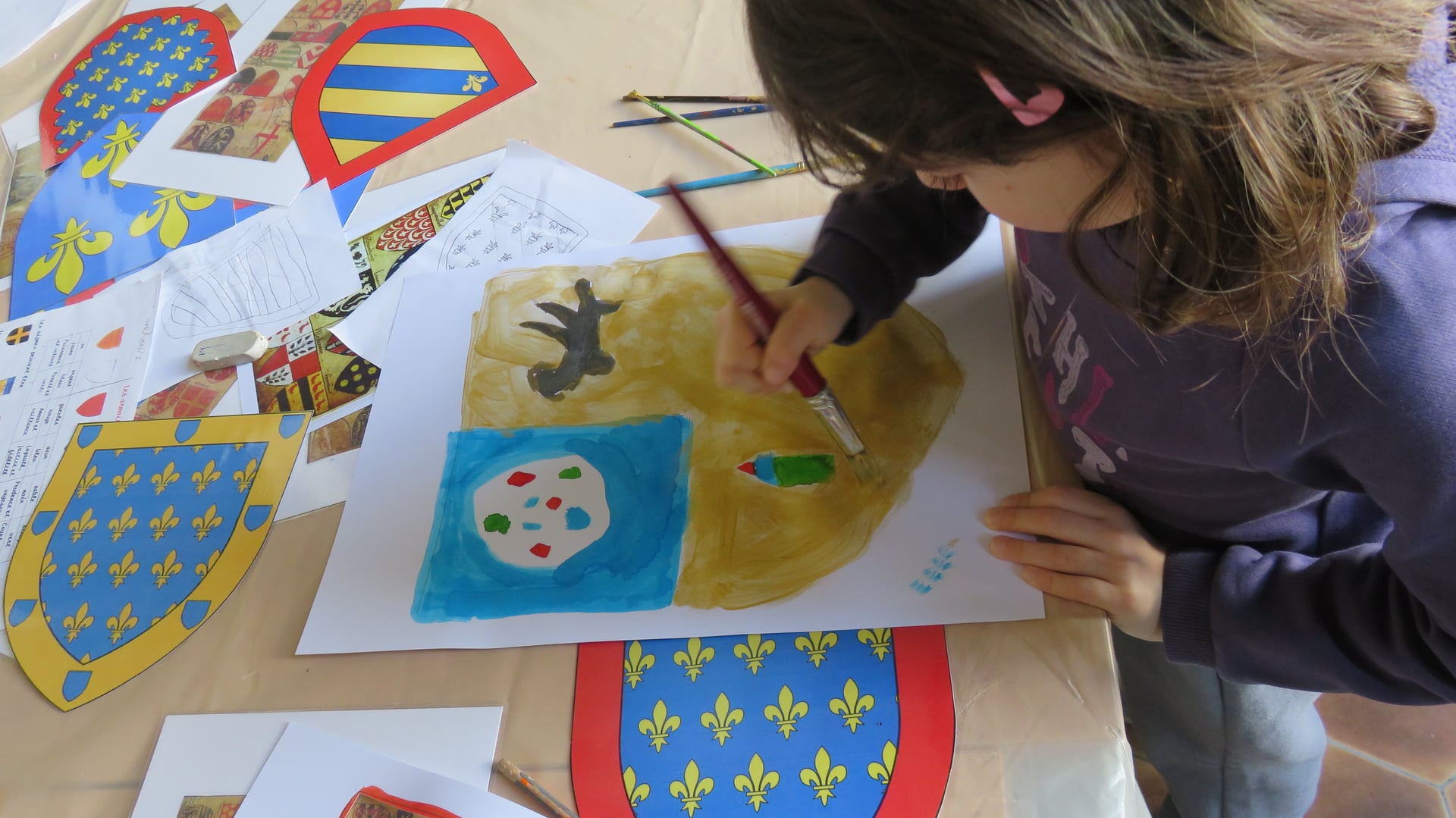 Pour les 8-12 ans : imagine ton blason