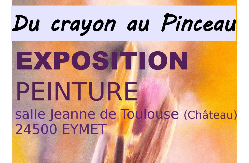 Exposition | Du crayon au Pinceau - Peinture