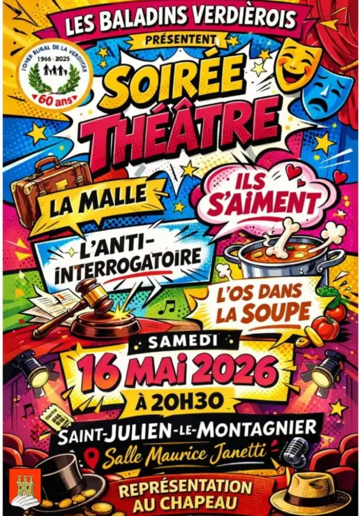Soirée théâtre : Les baladins verdierois