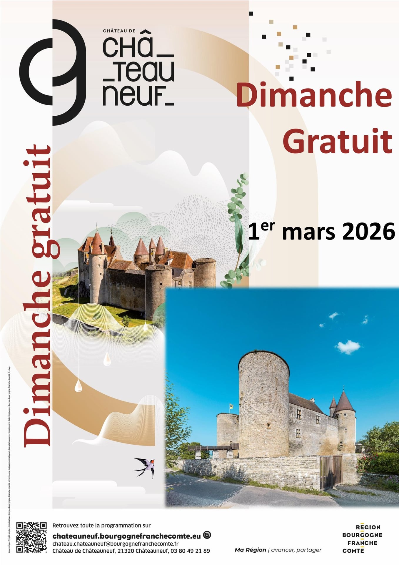 Dimanche gratuit au château de Châteauneuf