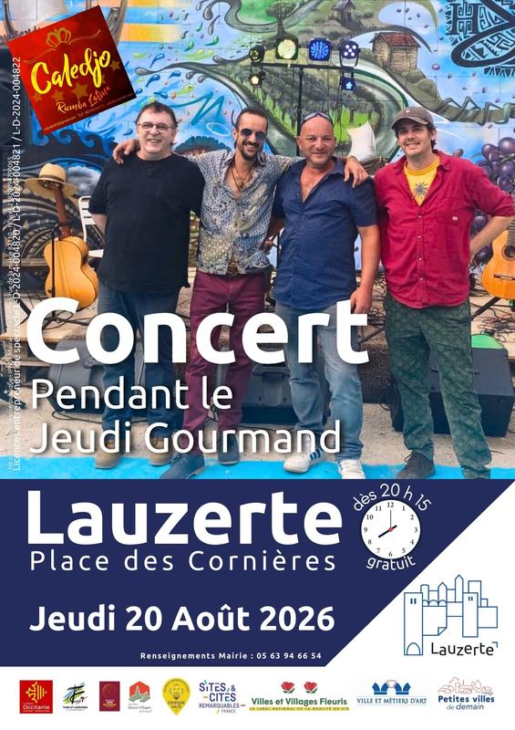 Concert du groupe Caledjo lors du Jeudi Gourmand