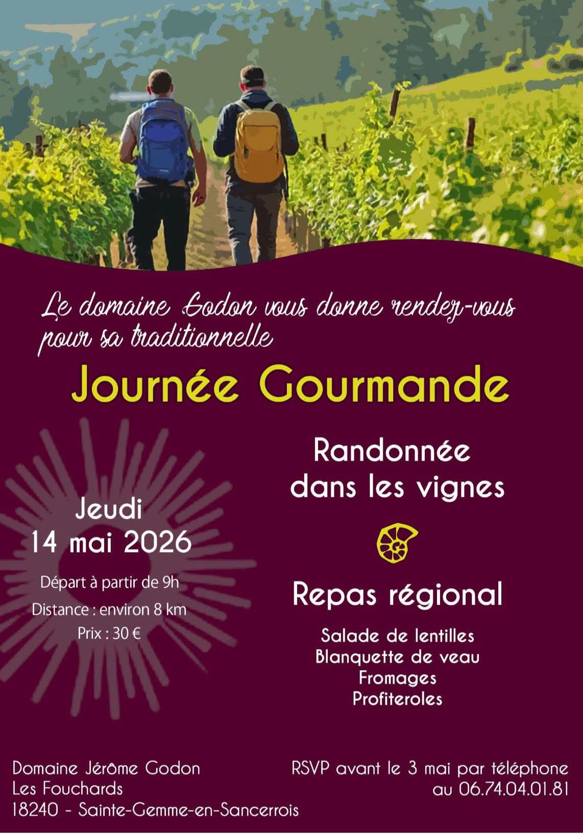 Journée gourmande et menu regional