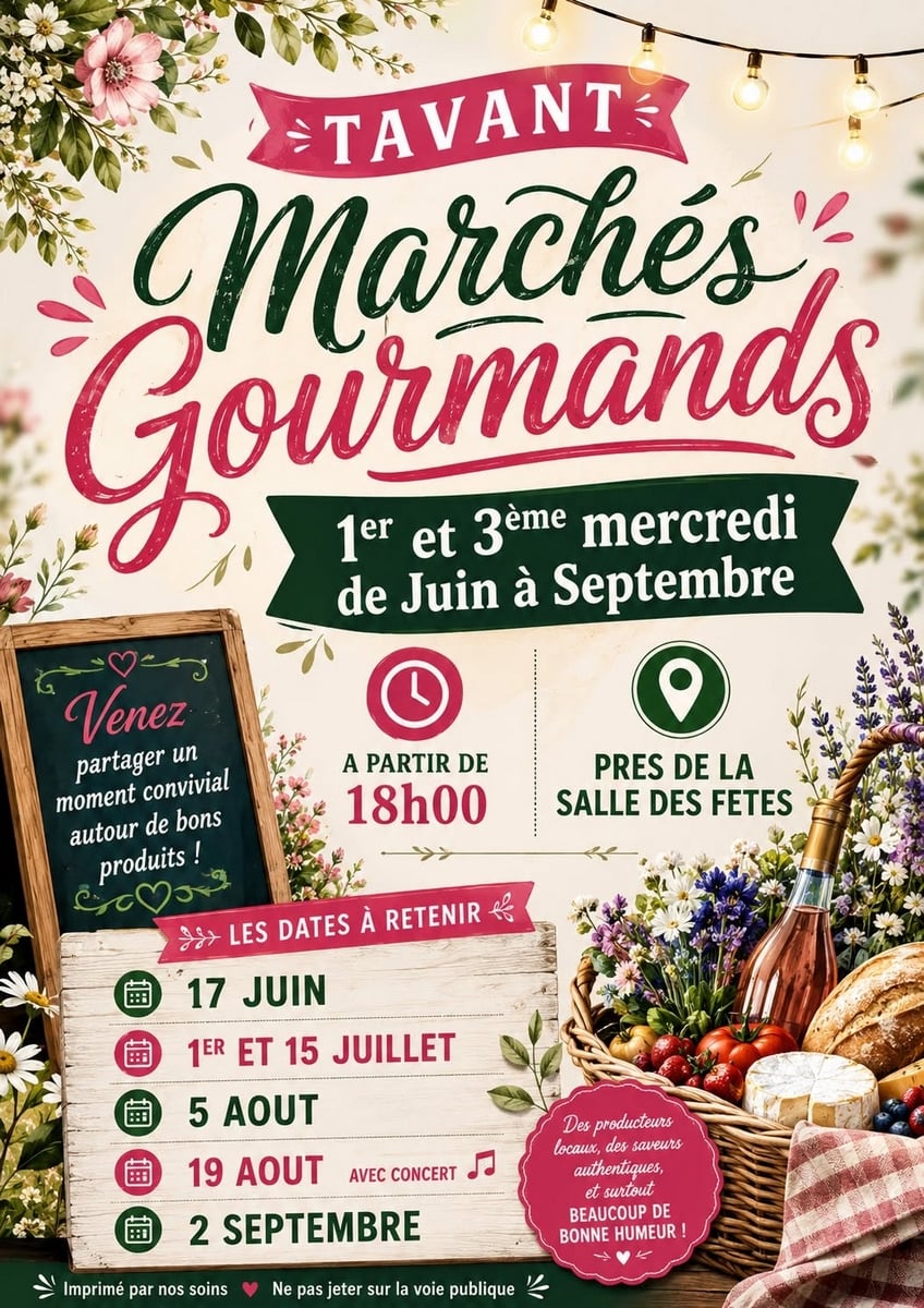 Marché gourmand de Tavant