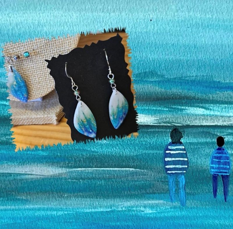 Peintures et bijoux de Sarah Lepée et Nadia Dréossi