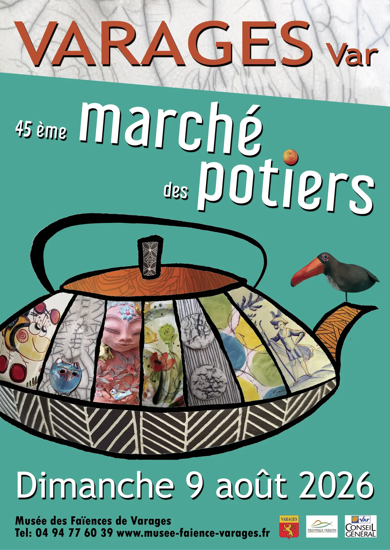 Marché potier : marché, initiation au modelage, visite du musée