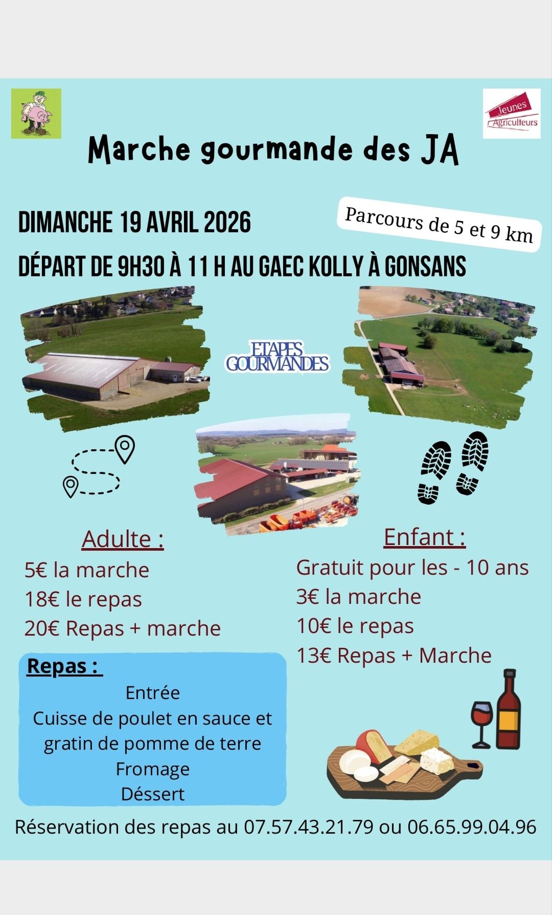 Marche gourmande des Jeunes Agriculteurs