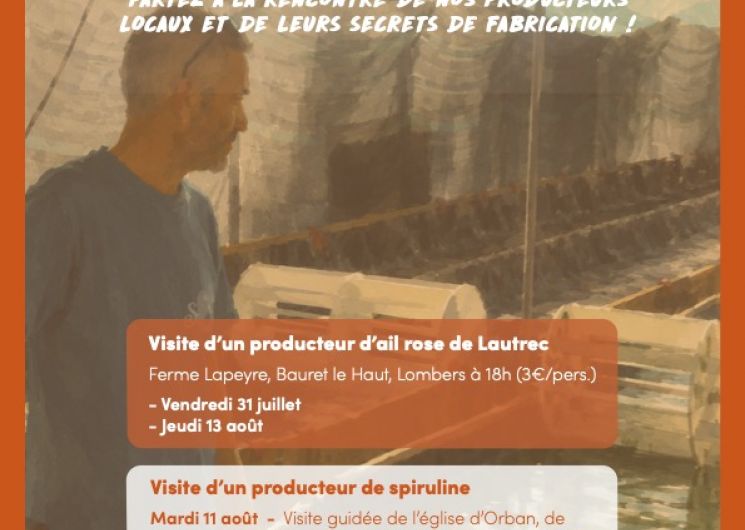 Visite d’un producteur de Spiruline