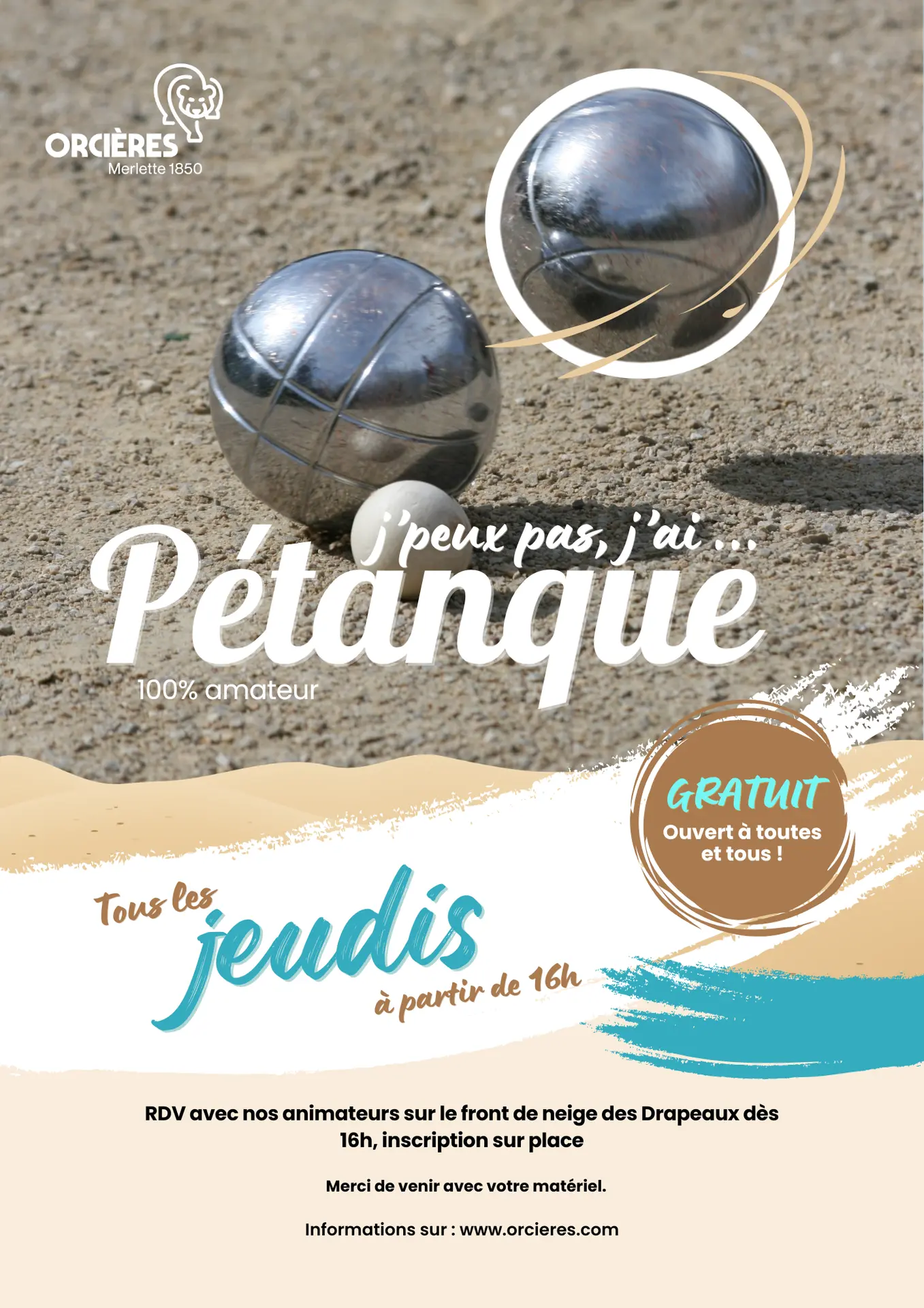Tournoi de pétanque amateur !
