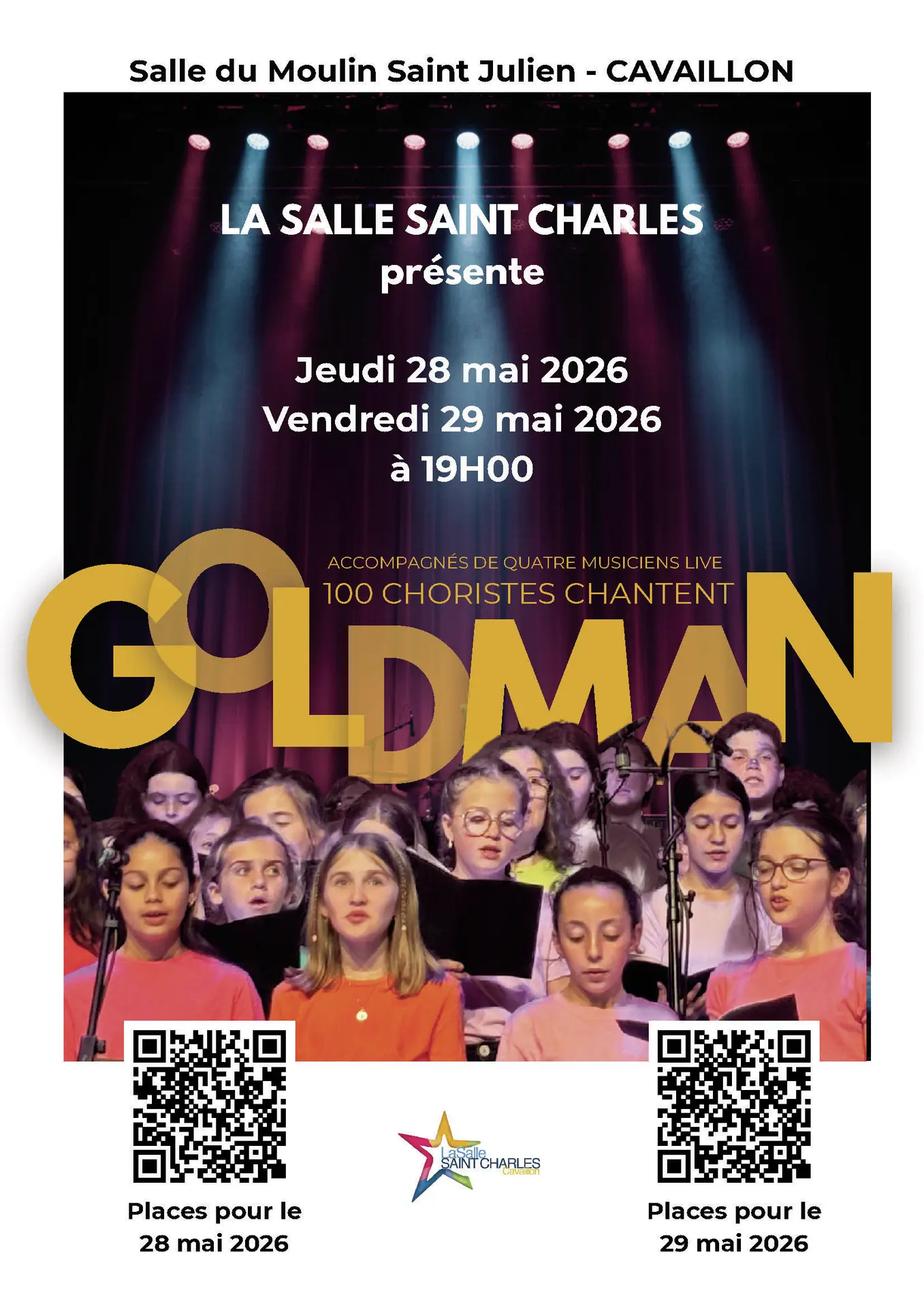 100 choristes chantent Goldman - Concert