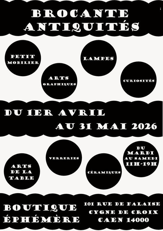 Boutique éphémère - brocante - antiquités