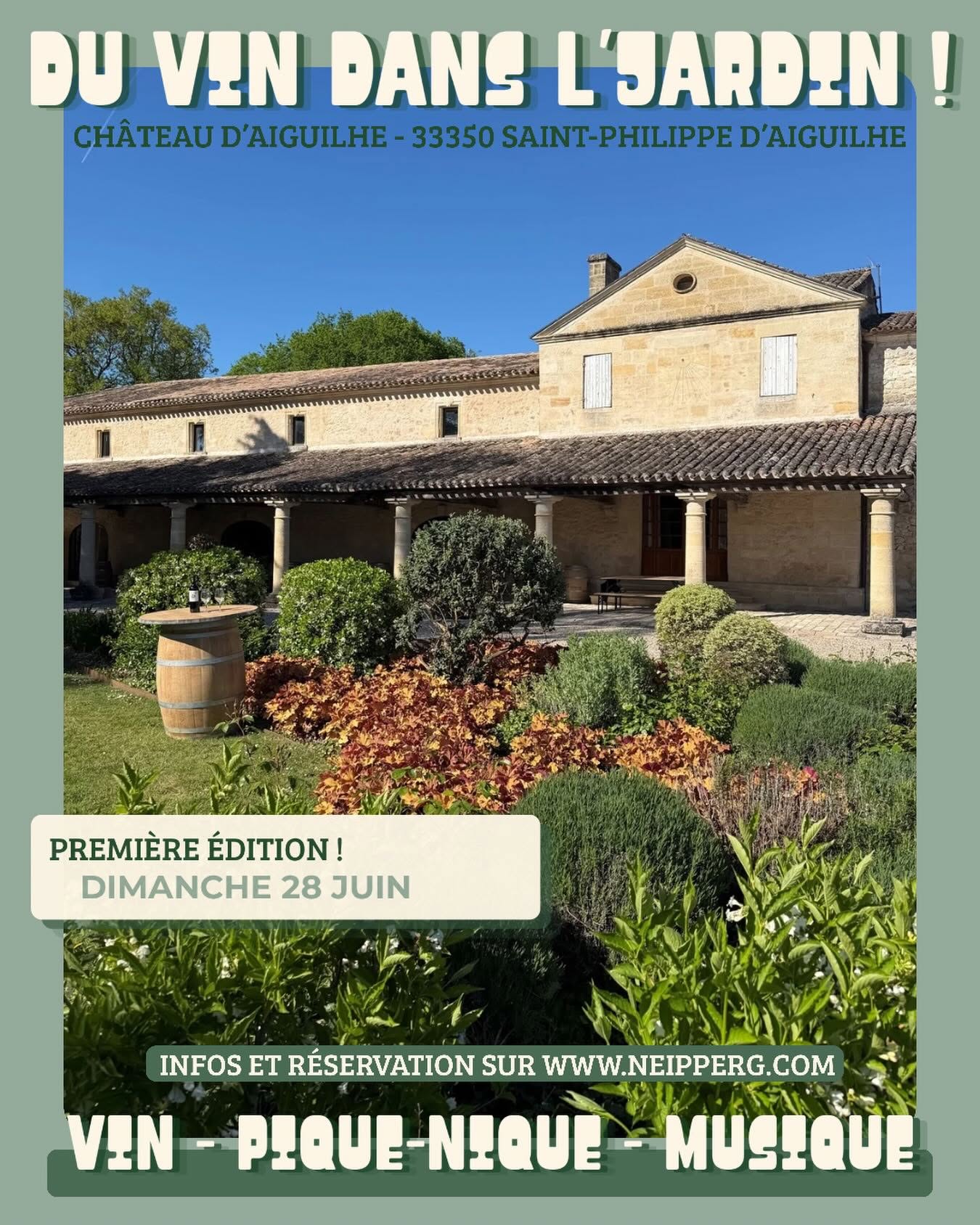 DU VIN DANS L'JARDIN