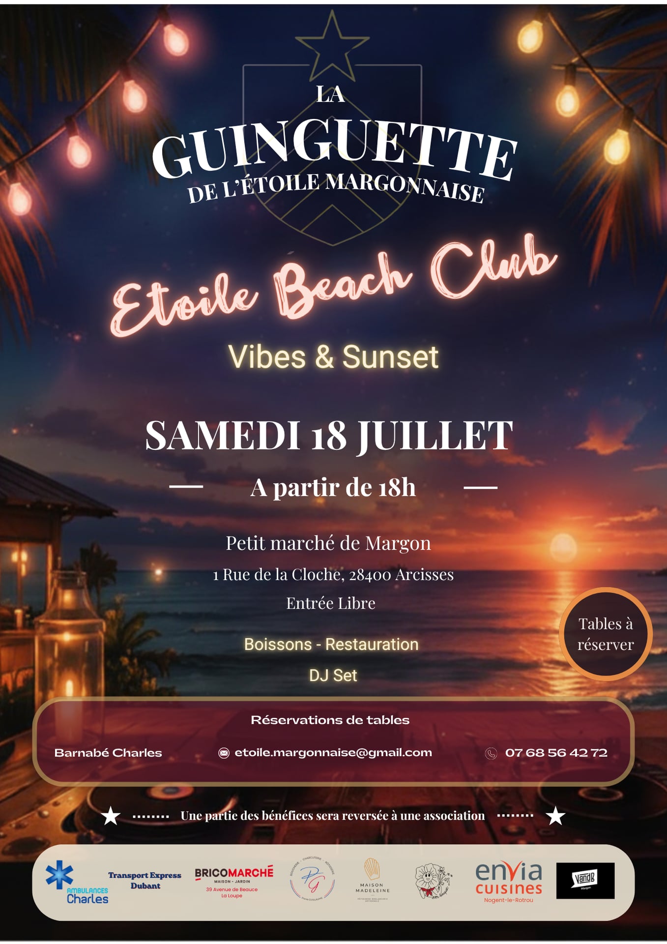 La Guinguette de l'Étoile Margonnaise - Étoile Beach Club