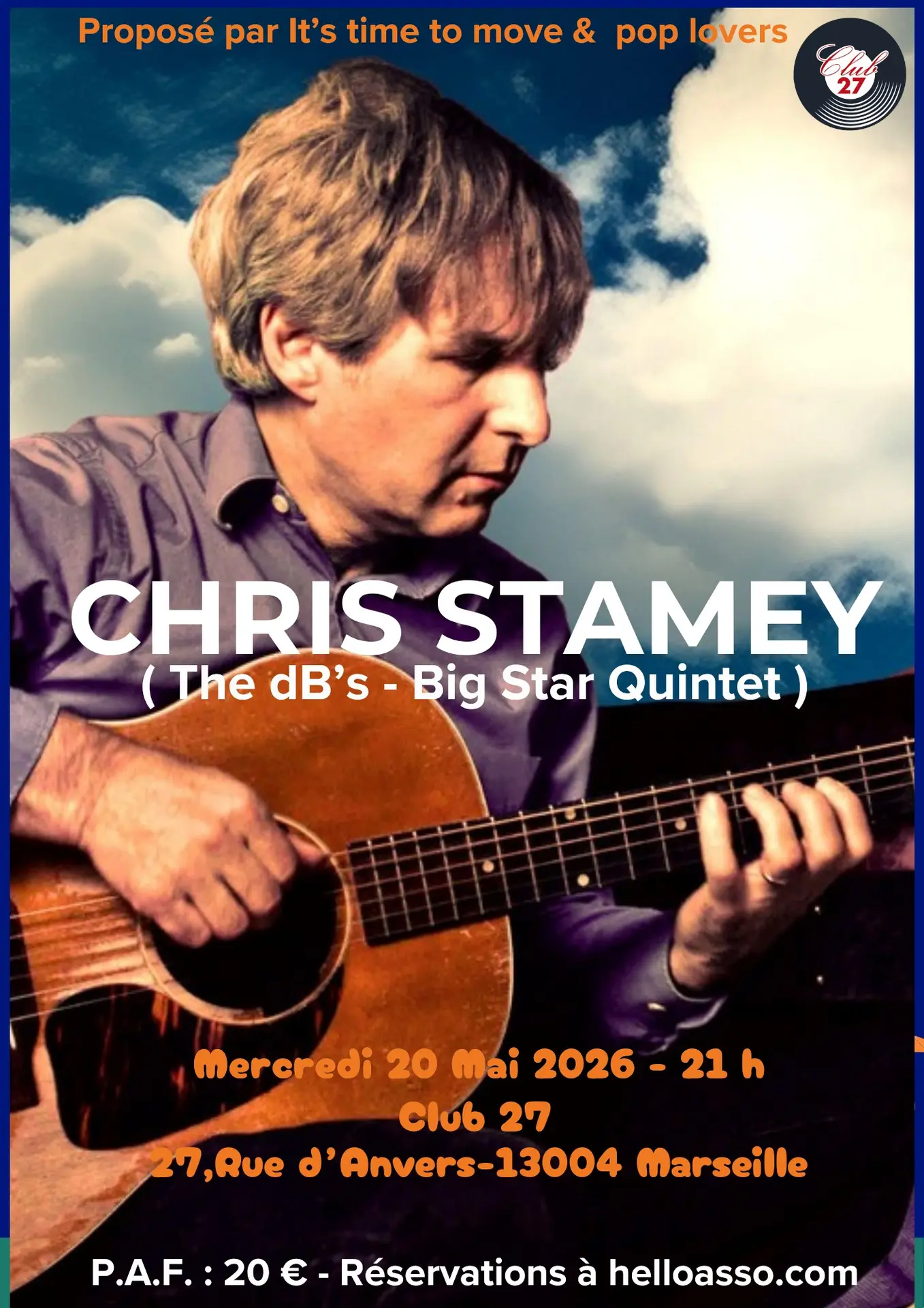 Concert Chris Stamey  The dB's - Big Star Quintet