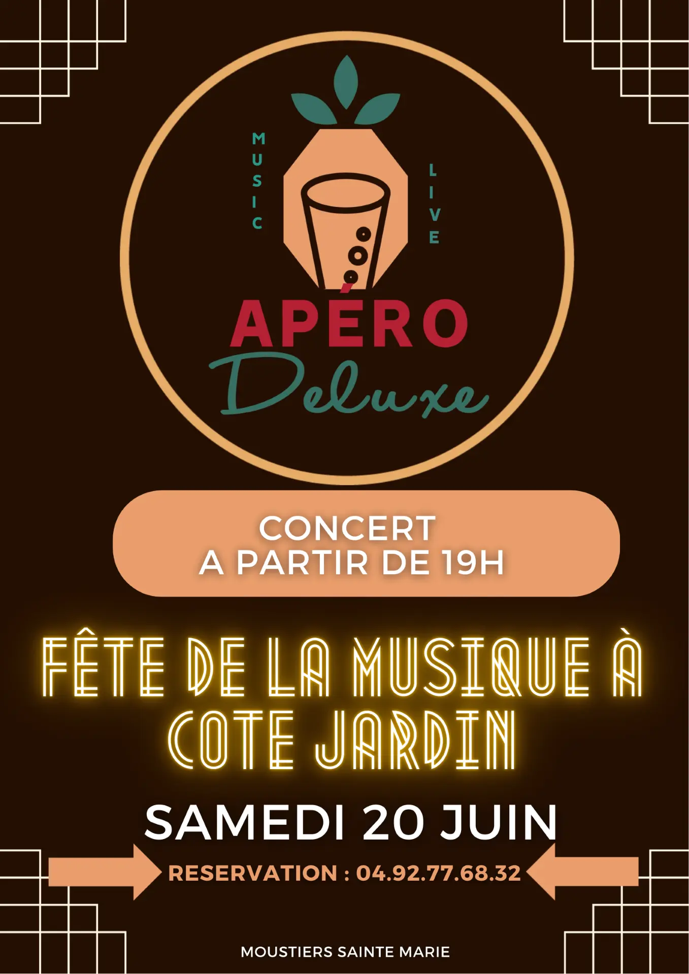 Fête de la Musique avec Apéro Deluxe chez Côté Jardin