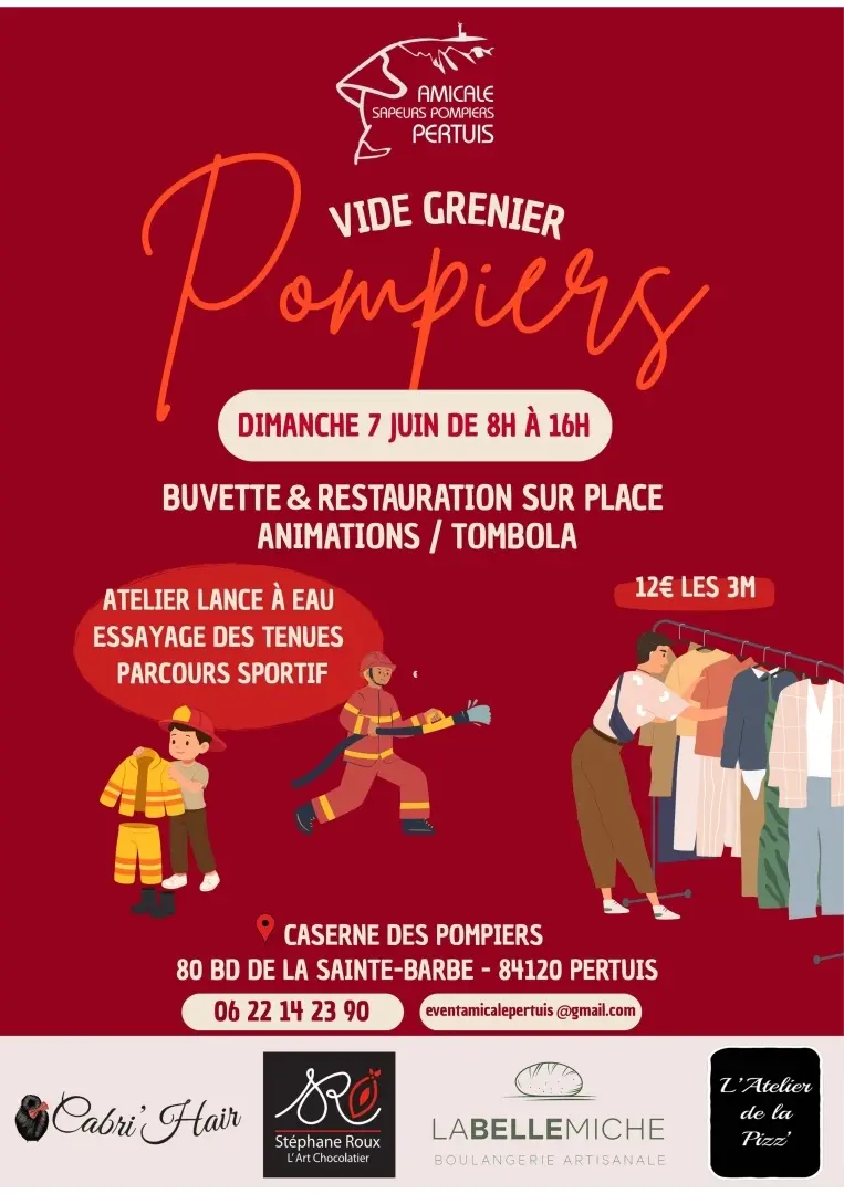 Vide grenier Pompiers