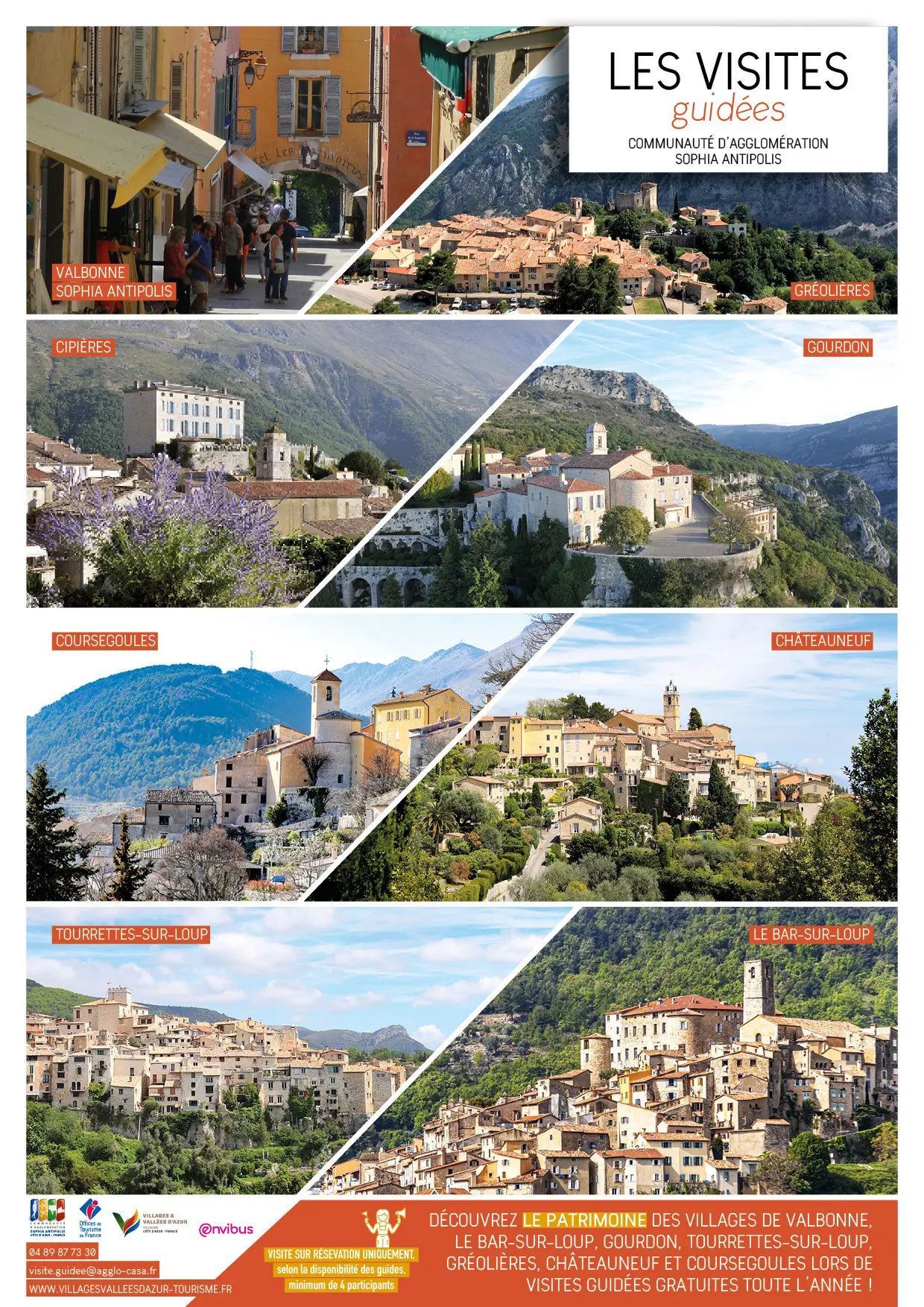 Visites guidées estivales des villages