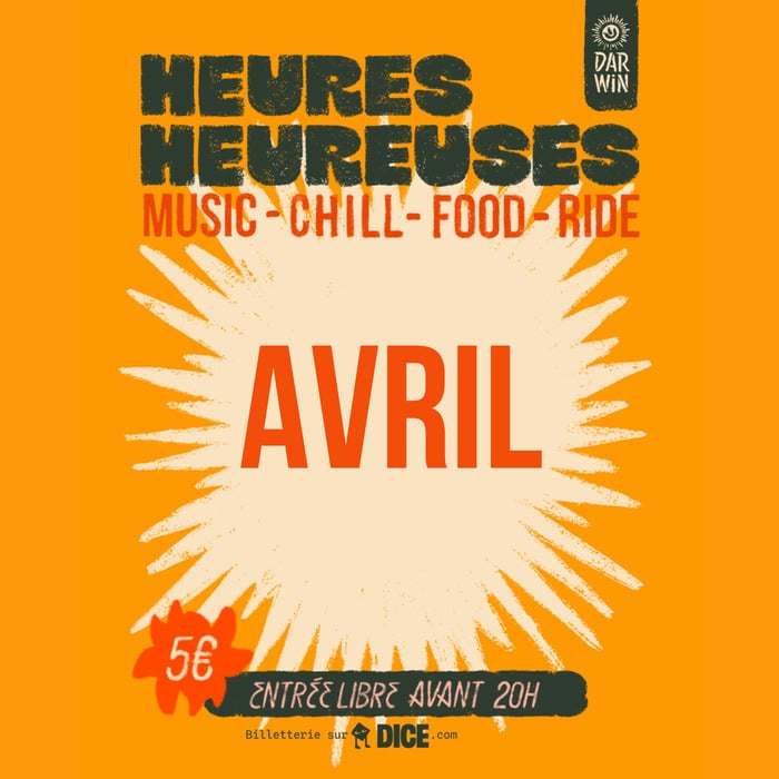 Les Heures Heureuses à Darwin - La prog d'AVRIL !