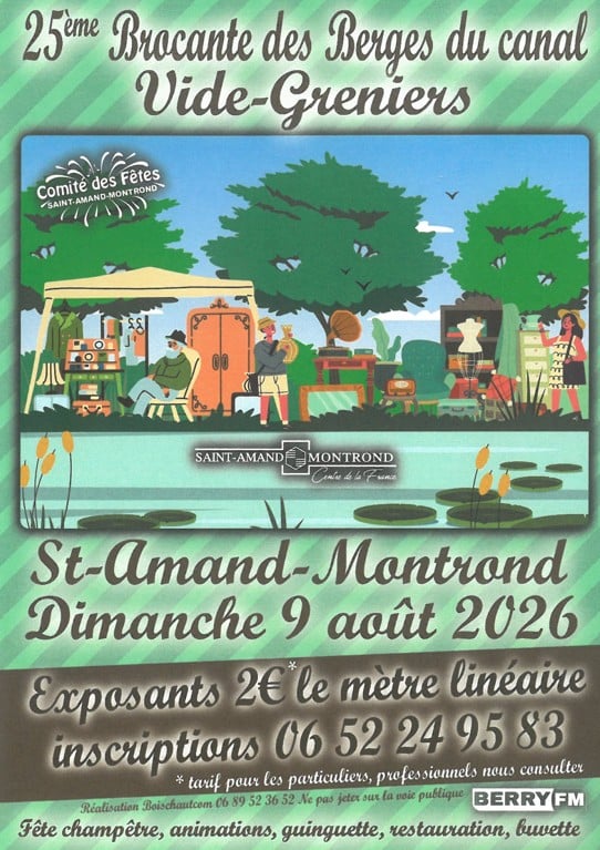 25ème Brocante des Berges du Canal - vide grenier