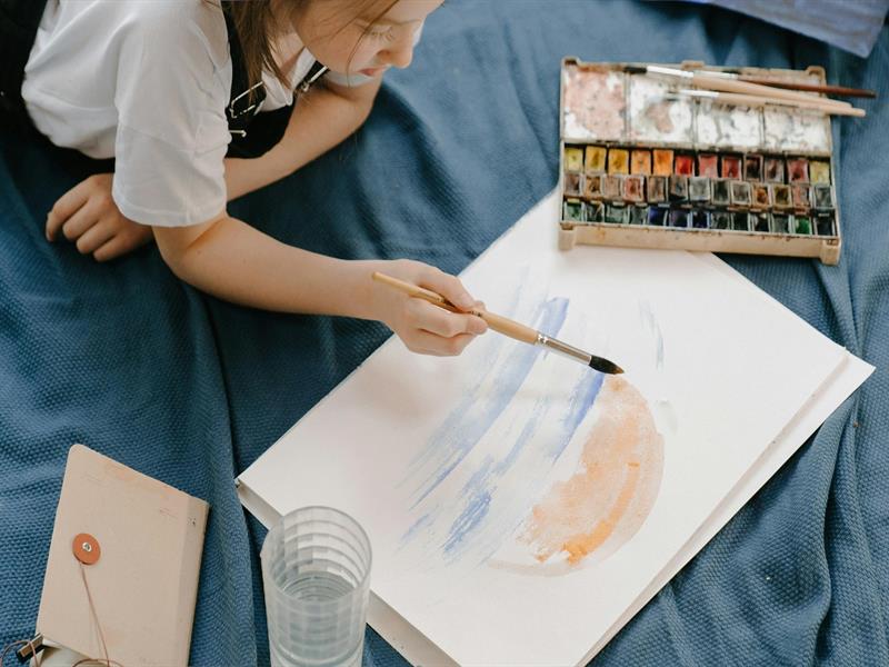 Visite-atelier - Ma première aquarelle