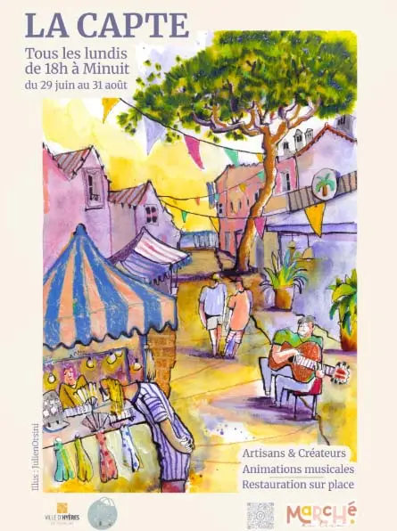 Marché de créateurs à La Capte