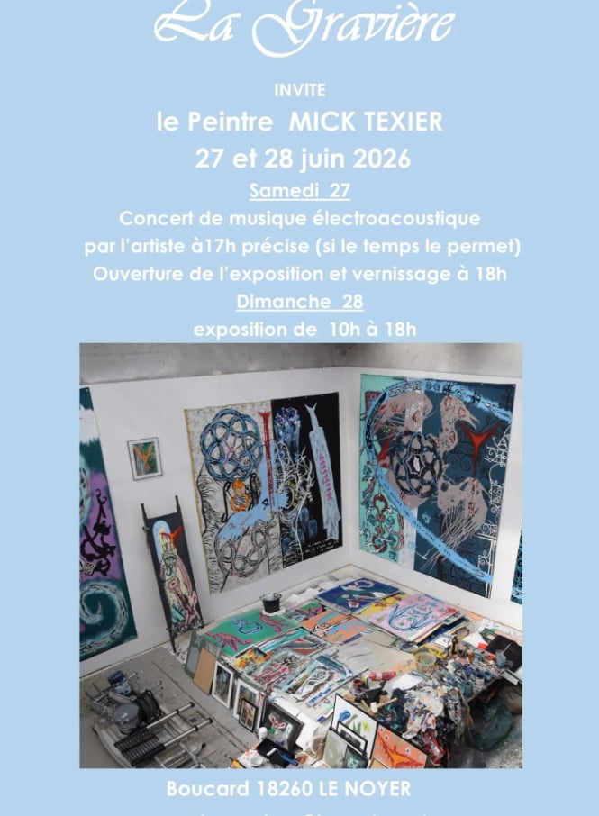 [Exposition] de l'artiste berruyer Mick Texier