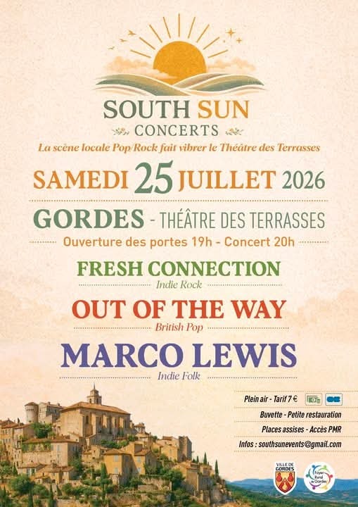 South Sun Concerts - Théâtre des Terrasses