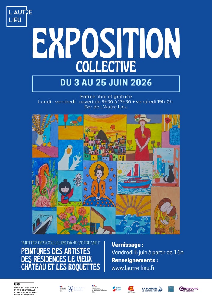 Exposition collectives - Artistes des résidences le Vieux Château et les Roquettes