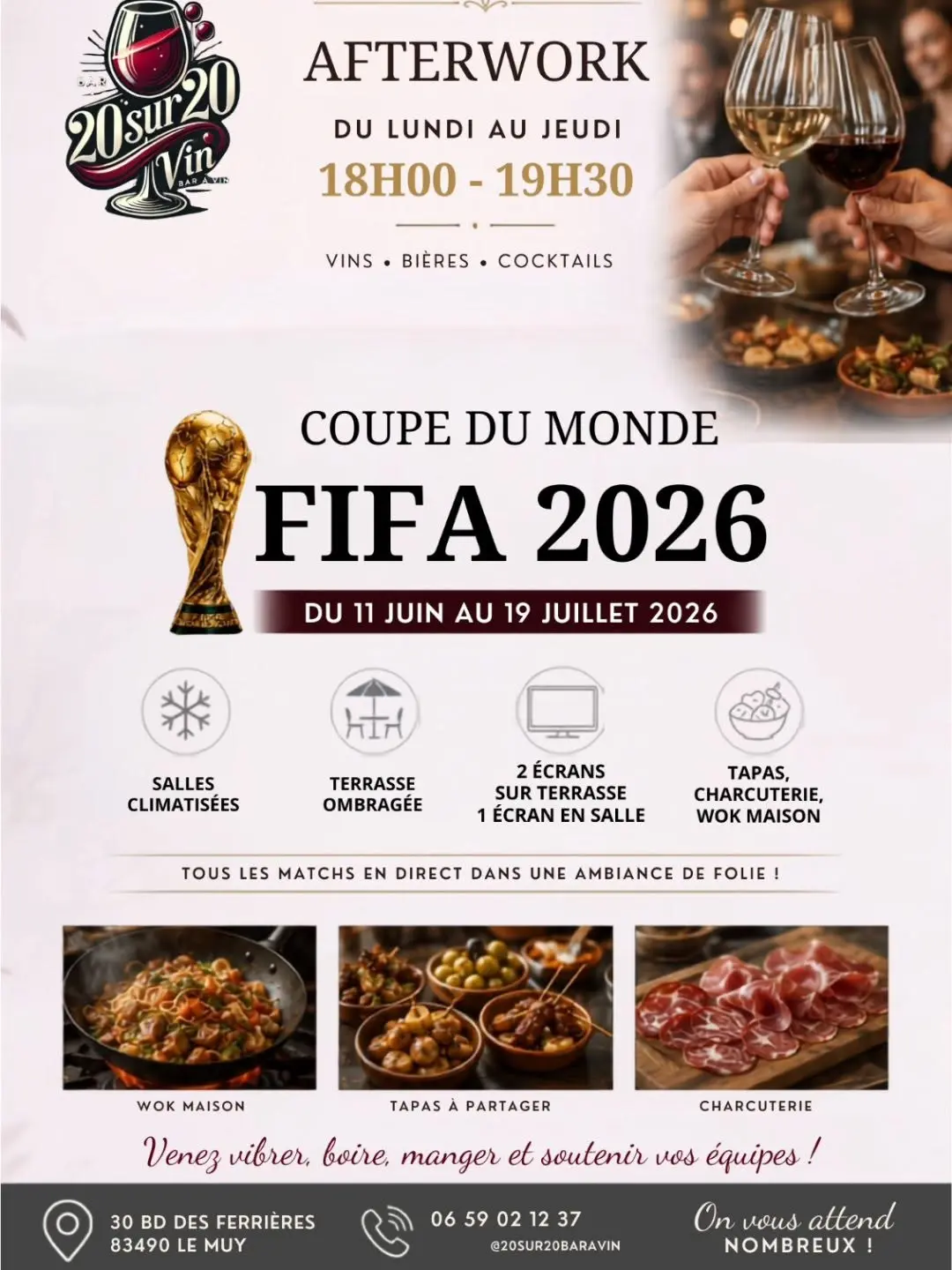 Afterwork FIFA 2026 au 20sur20