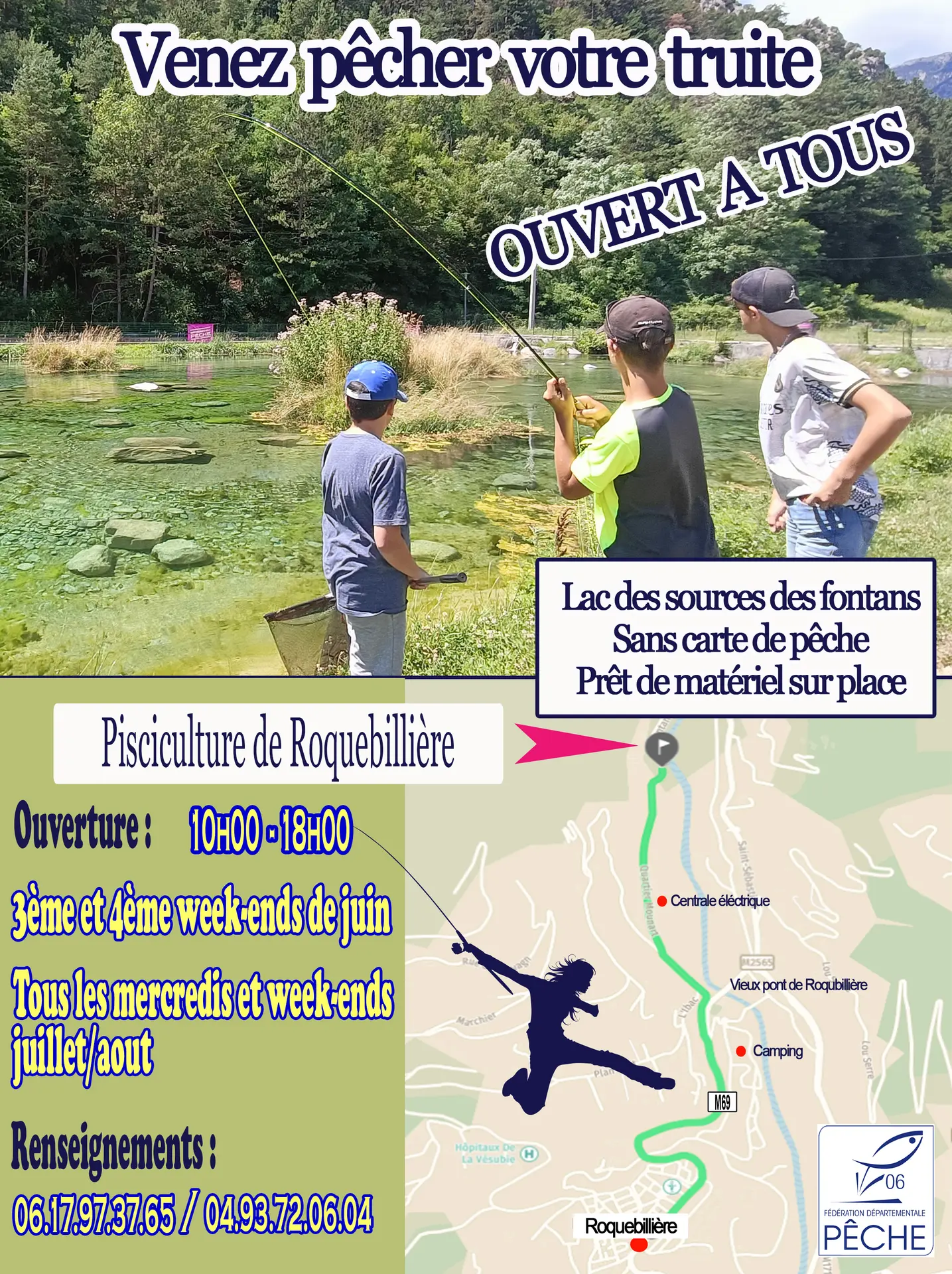Initiation pêche à la truite