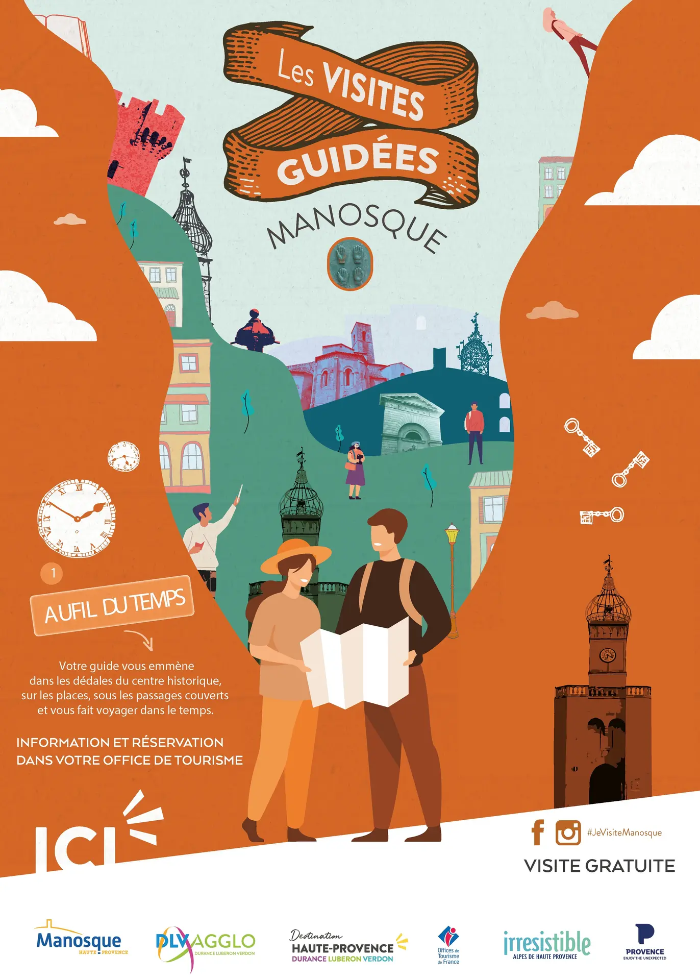 Visite guidée " Manosque au fil du temps, ses richesses historiques et patrimoniales "